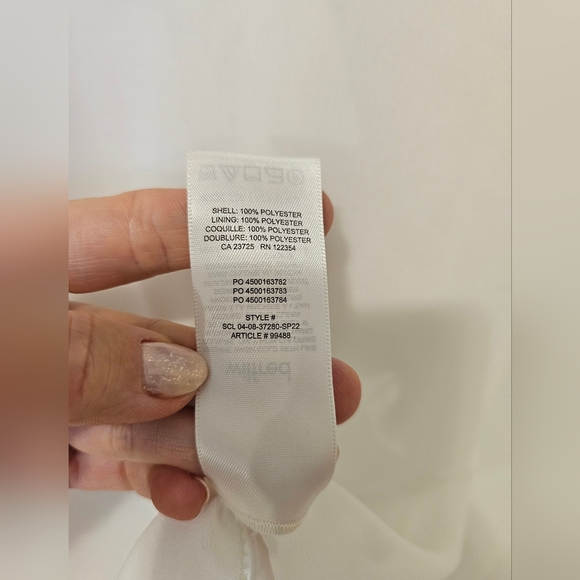 ARITZIA | Wilfred Midi Dress. Cream color. Sz S. - Picture 13 of 15